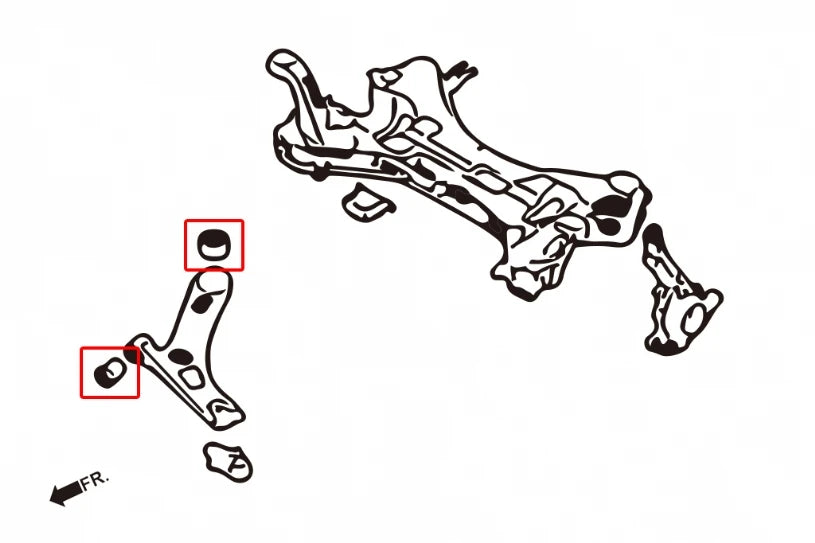 Hardrace FRONT LOWER ARM BUSH SET HYUNDAI, KIA (0050074)