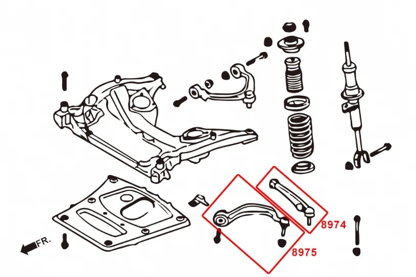 Hardrace FRONT LOWER - REAR ARM BMW 5 SERIES, 6 SERIES (0050229)