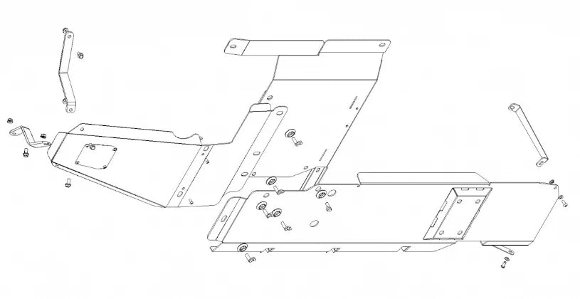 Hardrace SKID PLATE JEEP WRANGLER UNLIMITED (0050470)