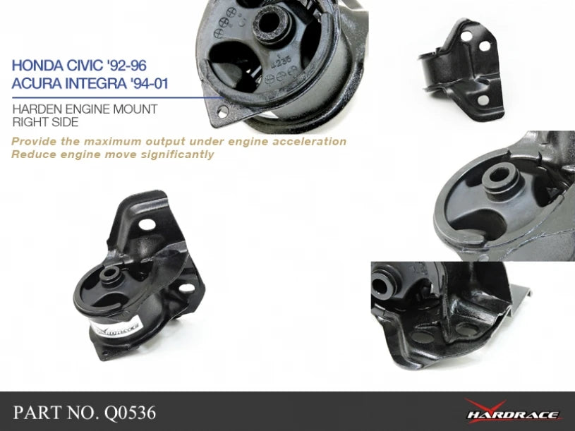 Hardrace RIGHT ENGINE MOUNT HONDA CIVIC, INTEGRA (0050562)