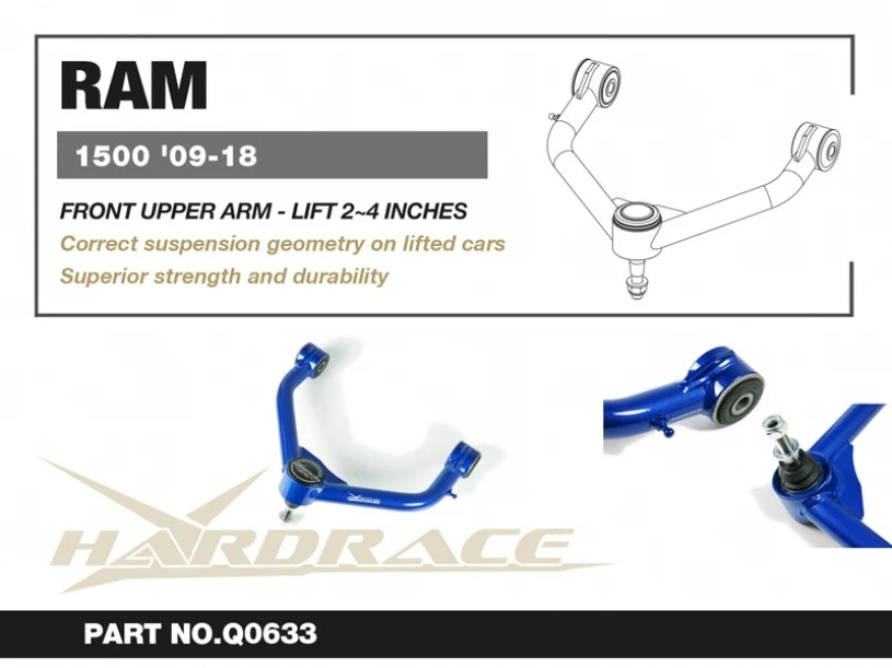 Hardrace FRONT UPPER ARM DODGE RAM (0050849)