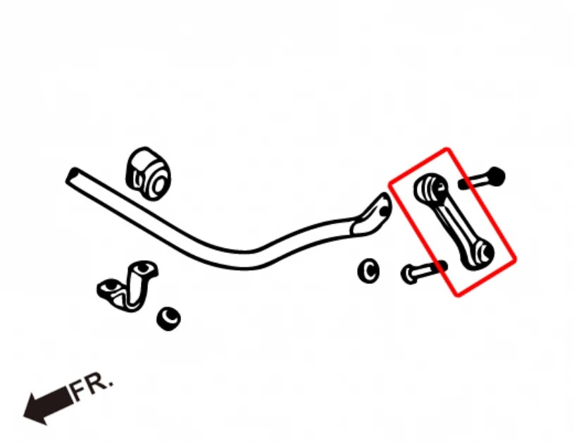 Hardrace FRONT ANTI ROLL BAR LINK REINFORCED - AUDI - FITS MULTIPLE MODELS (0070241)