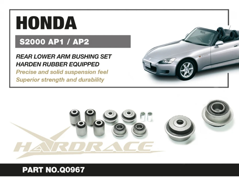 Hardrace REAR LOWER ARM BUSHING SET HONDA S2000 (0070334)