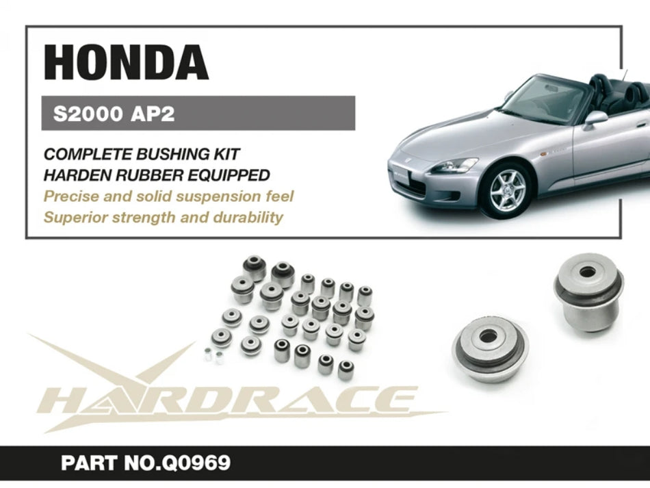 Hardrace COMPLETE BUSHING KIT HONDA S2000 (0070336)