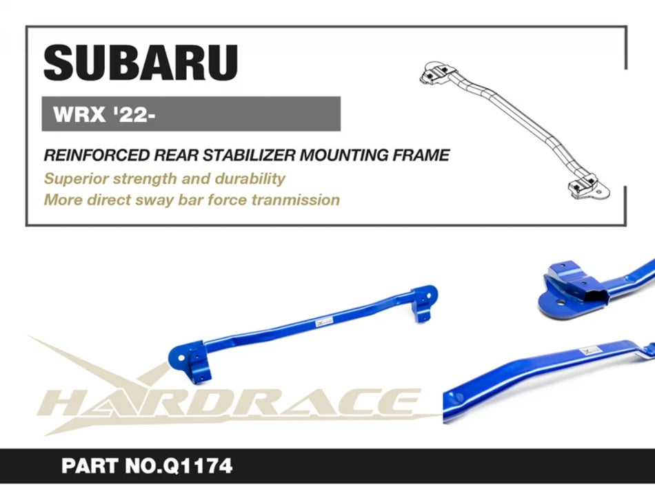 Hardrace SUBARU WRX 22- REINFORCED REAR STABILIZER MOUNTING FRAME - 1PCS/SET (0070603)