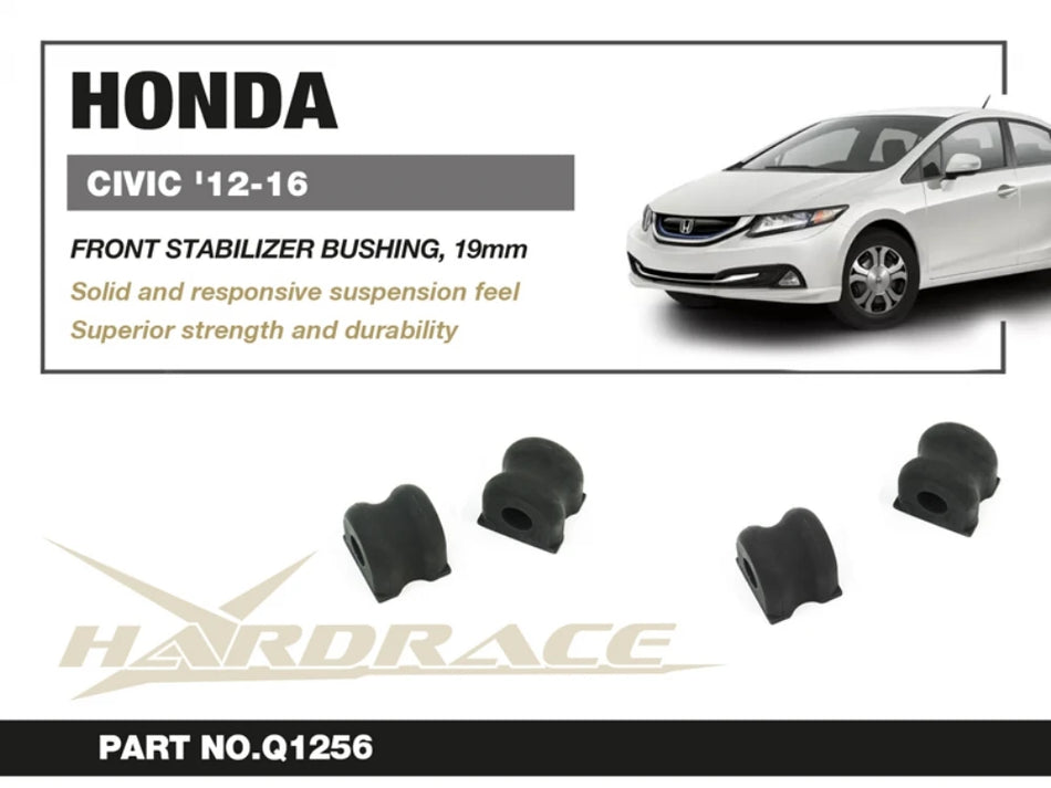 Hardrace HONDA CIVIC 12-15 FRONT STABILIZER BUSHING,19mm 2PCS/SET (0070604)