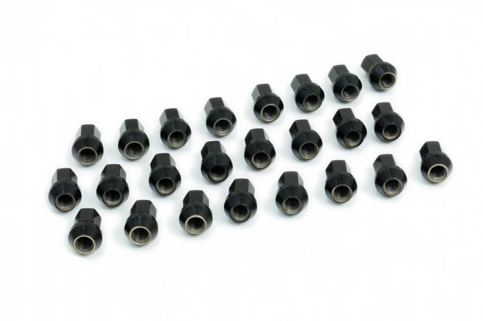 Hardrace WHEEL LUG NUTS HEX 17 M12x15 LENGTH: 35MM CLOSE-END TYPE 60° CONICAL SEAT 24PCS (0070778)