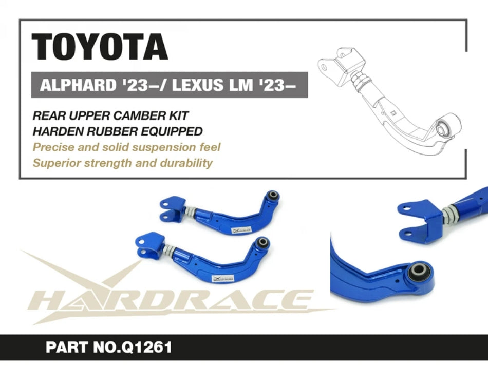 Hardrace TOYOTA ALPHARD/VELLFIRE 23- /LEXUS LM 23- REAR CAMBER KIT HARDEN RUBBER 2PCS/SET (0070957)