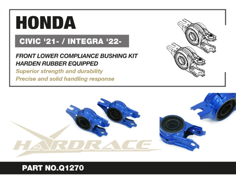 Hardrace FRONT LOWER ARM BUSHING - REAR COMPLIANCE HONDA CIVIC (0073290)