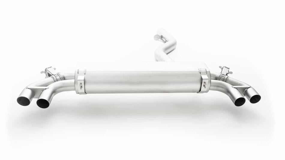 Remus Axle-back Sport Exhaust System L/R: BMW M340i & M440i, with 2 integrated valves, incl. ECE type approval