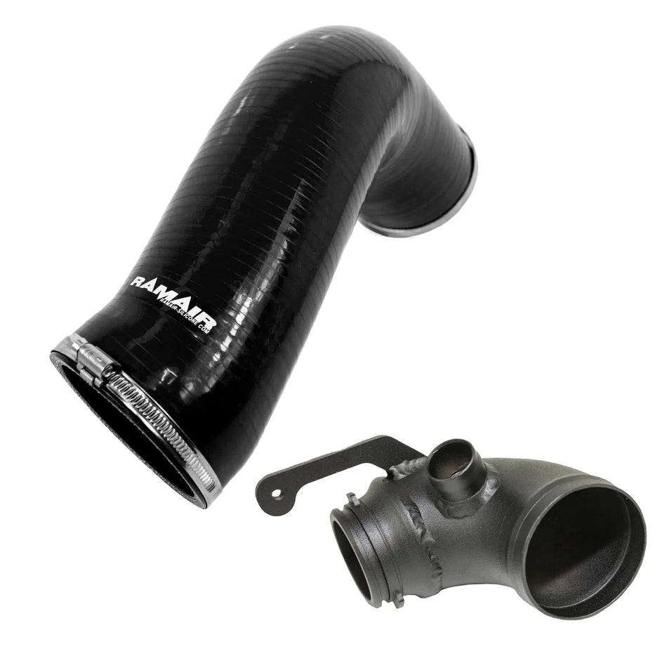 PRORAM Black Ramair Panel Air Filter Intake Pipe Air Hose & Turbo Elbow - A3 S3 TSI MQB