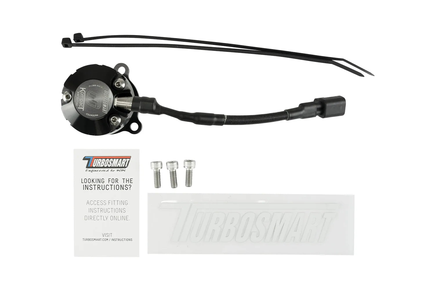 Turbosmart BOV Kompact EM Plumb Back VR21 - Tank 300 Blow Off Valve