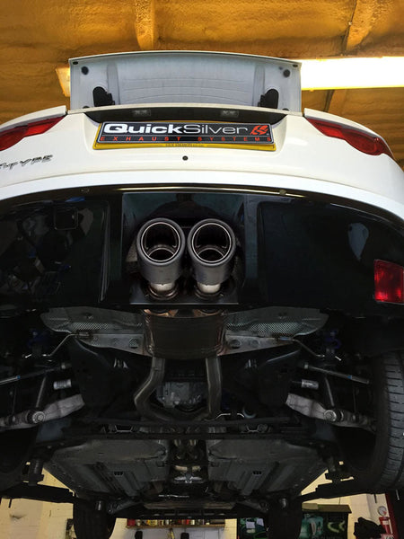 QuickSilver Jaguar F Type V6 Coupe, Convertible Sport Exhaust (2014 on)