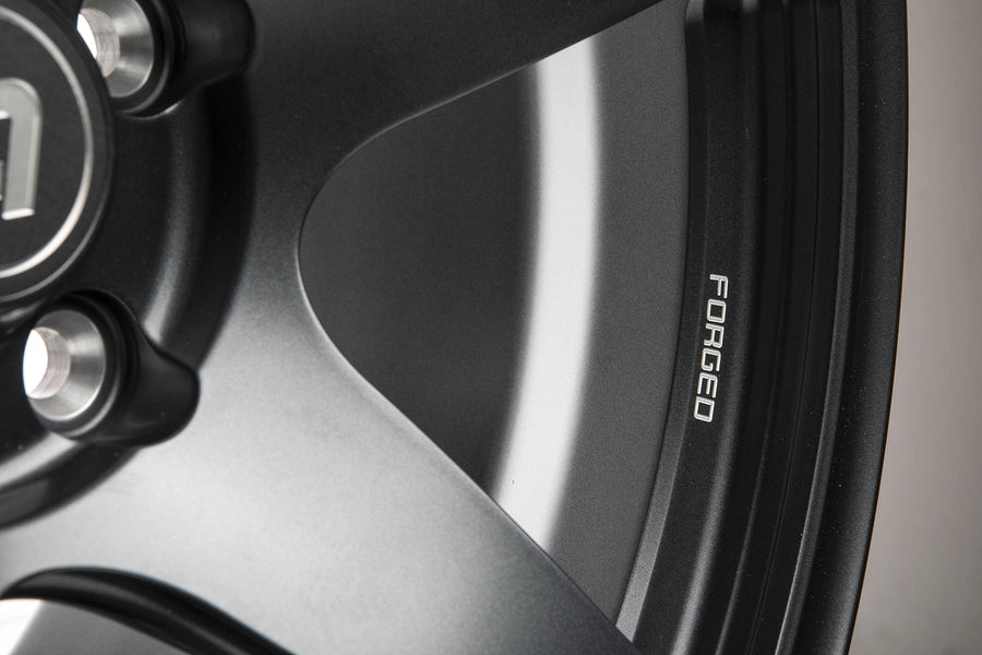 Titan 7 Forged Aluminium Wheel - T-C5 19x9.5 5-112 ET 34 CB 66.6 in Machine Black