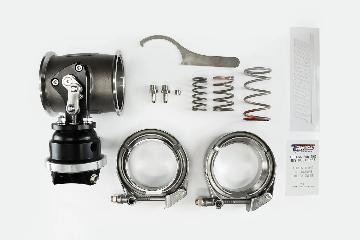Turbosmart PSG76 Pneumatic Straight Gate External Wastegate