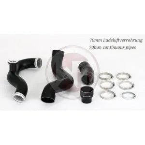 Wagner Tuning Intercooler upgrade kit EVO2 for Ford Mustang 2.3l EcoBoost with 70mm continuous charge pipe