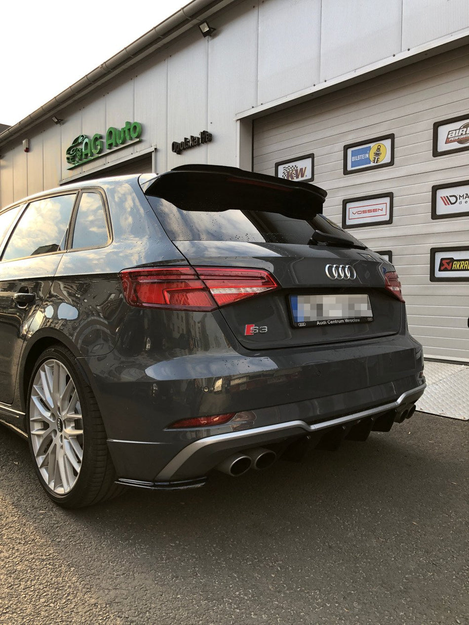 Maxton Rear Side Splitters Audi S3 8V Facelift Sportback (2017-2020)