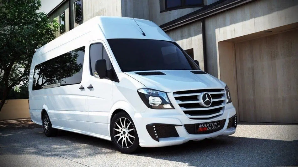 Maxton Front Bumper + Separate Grill Mercedes Sprinter Standard Mk2 Facelift