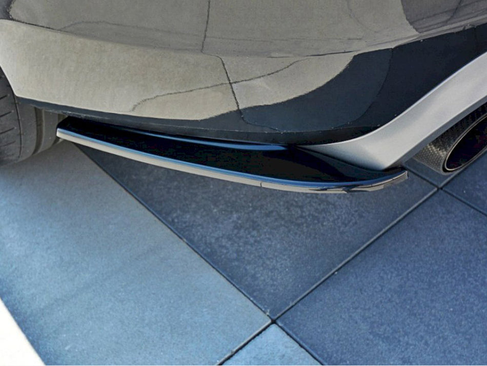 Maxton Rear Side Splitters Volvo V60 Polestar Facelift - Carbon Look