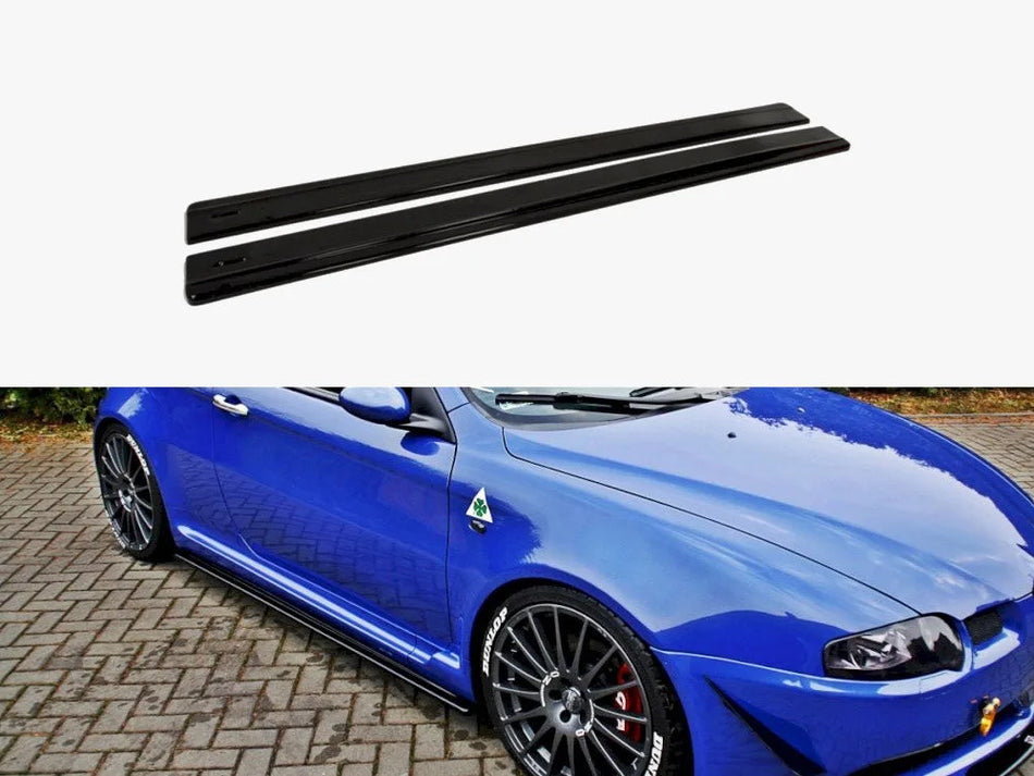 Maxton Side Skirts Diffusers Alfa Romeo 147 GTA - Textured