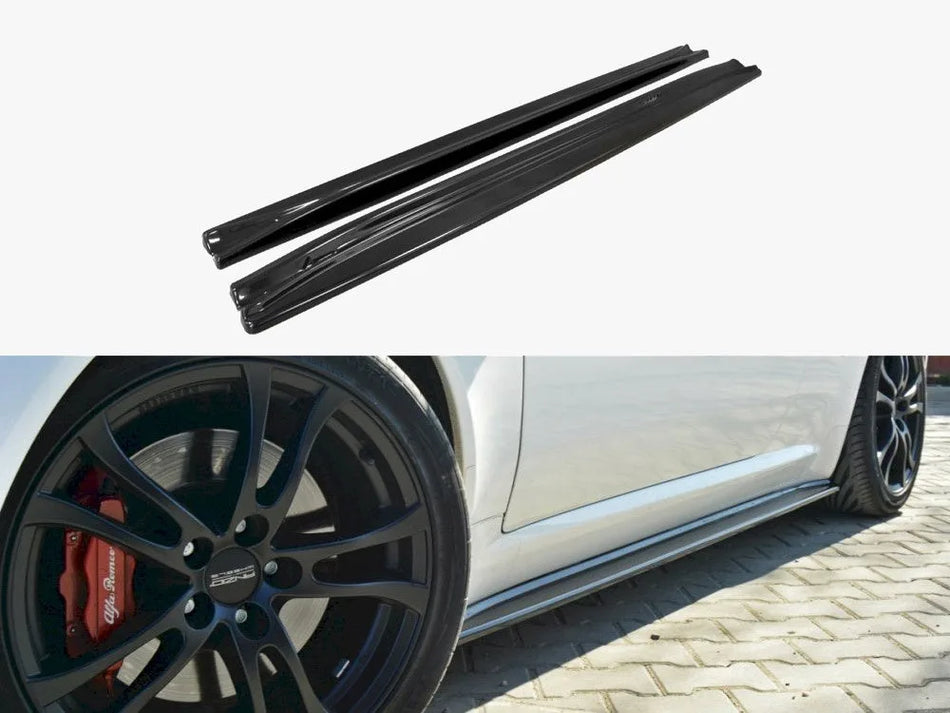 Maxton Side Skirts Diffusers Alfa Romeo Brera (2005-2010) - Textured
