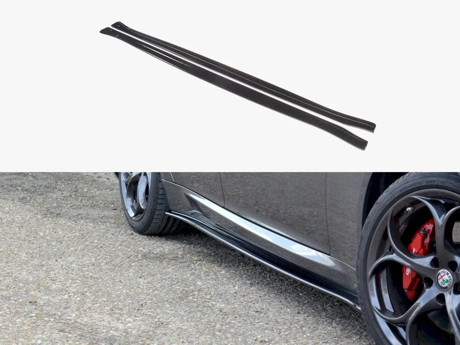 Maxton Side Skirts Diffusers Alfa Romeo Giulia Veloce (2015-2019)