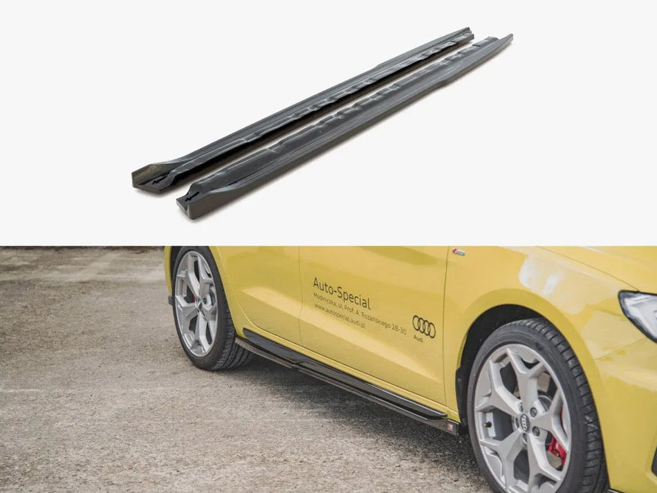 Maxton Side Skirts Splitters Audi A1 S-line GB (2018-)