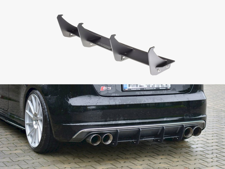 Maxton Rear Diffuser Audi S3 8V Hatchback / Sportback