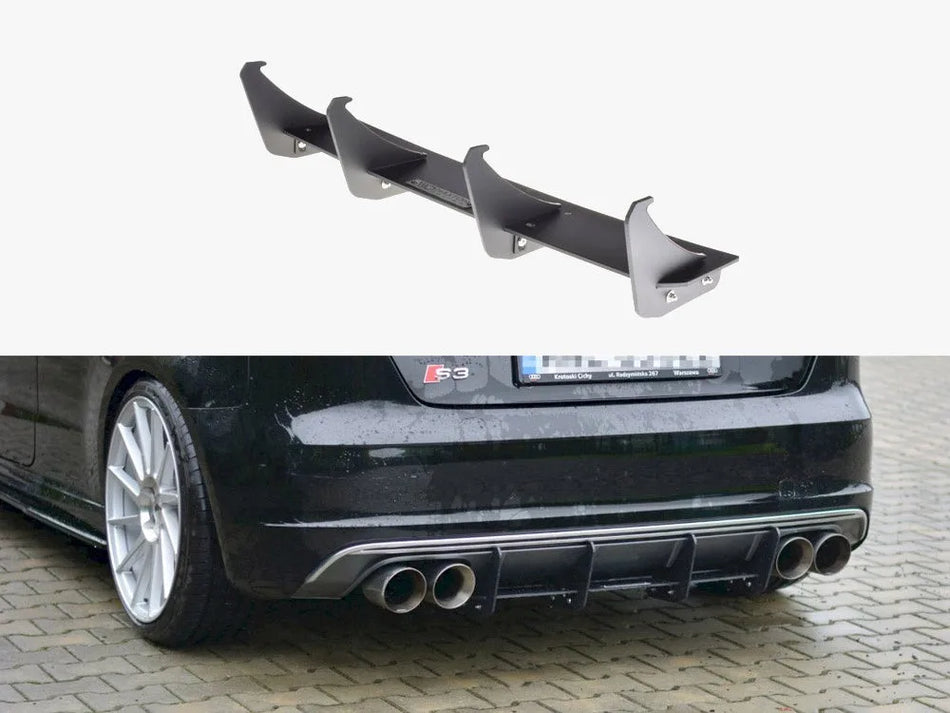 Maxton Rear Diffuser Audi S3 8V Hatchback / Sportback