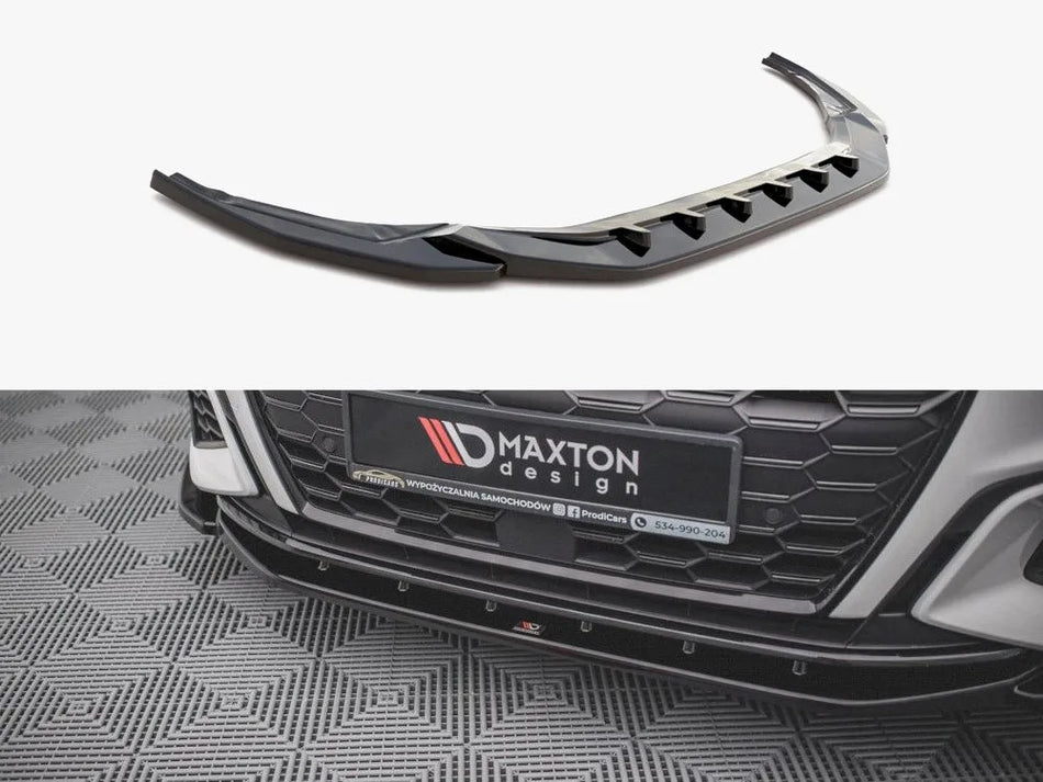 Maxton Front Splitter V.4 Audi S3 / A3 S-Line 8Y