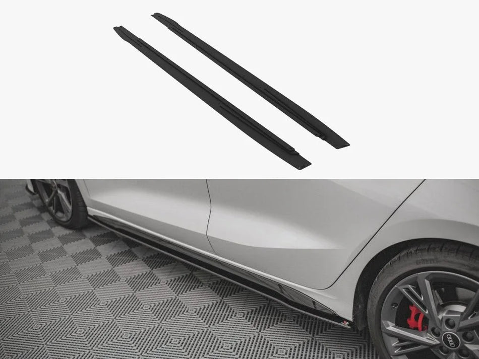 Maxton Street PRO Side Skirts Diffusers Audi S3 / A3 S-Line 8Y / 8Y Facelift
