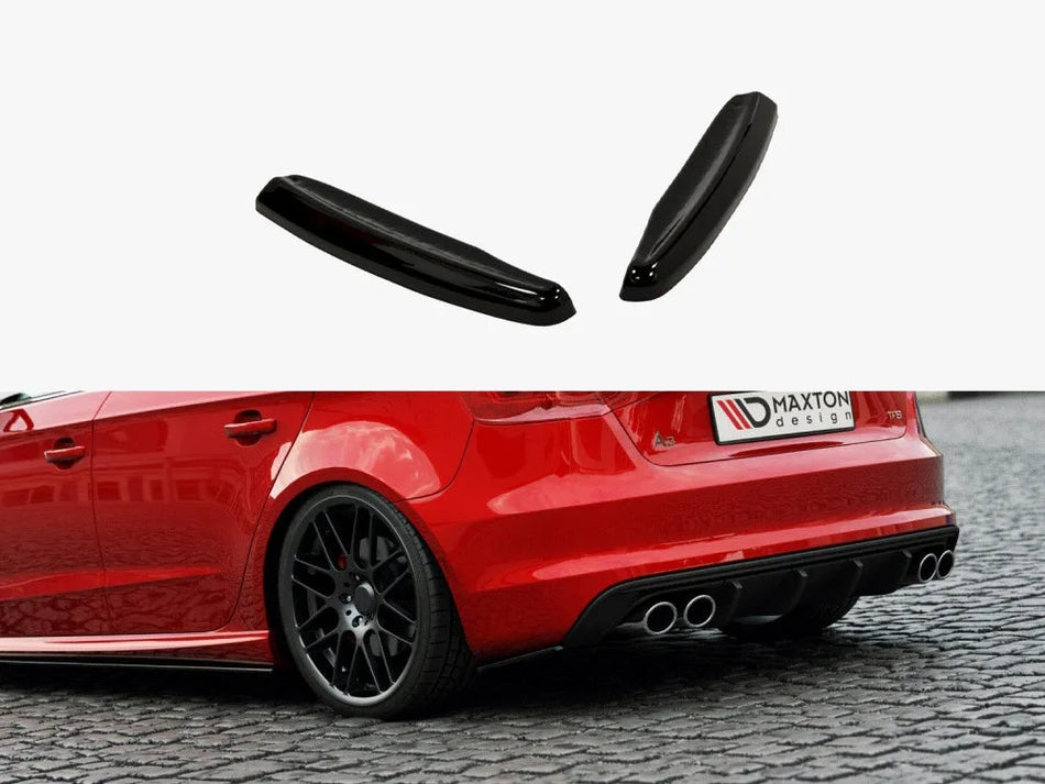 Maxton Rear Side Splitters Audi S3 / A3 S-Line 8V Hatchback / Sportback