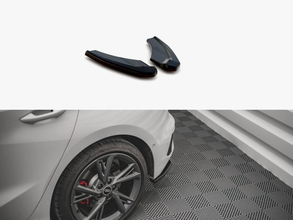 Maxton Rear Side Splitters V.1 Audi S3 Sportback 8Y