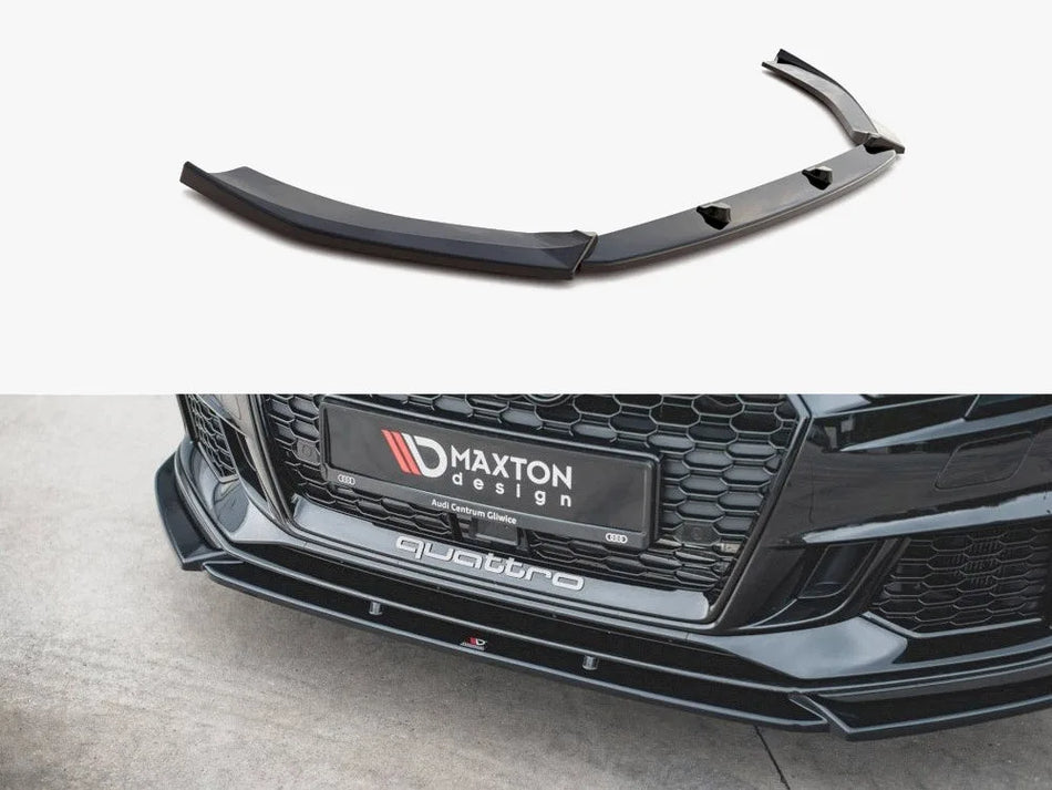 Maxton Front Splitter V.4 Audi RS3 8V Facelift (2017-)