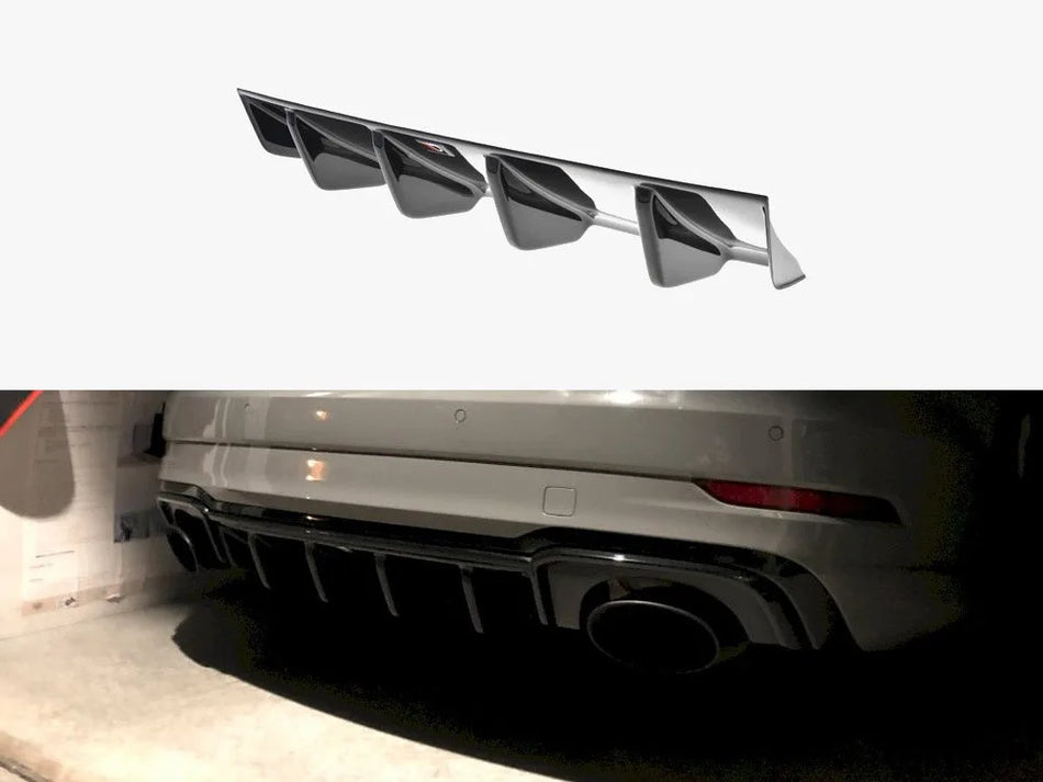 Maxton Rear Diffuser Audi RS3 8V Facelift Sedan (2017-2020)