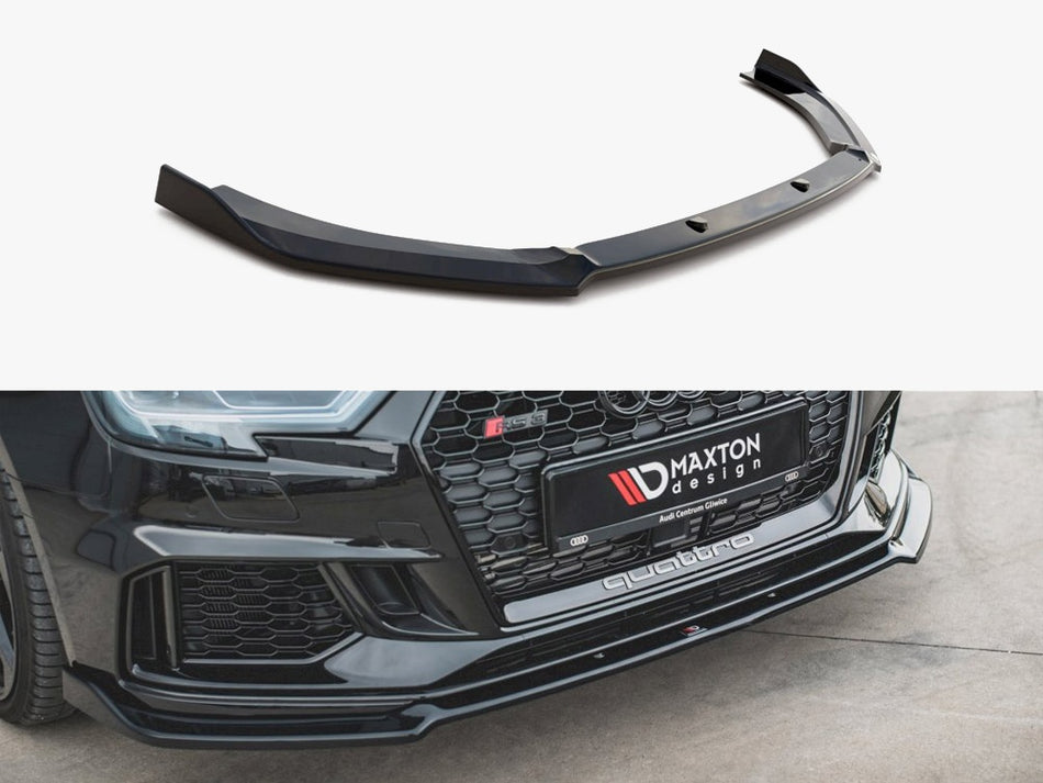 Maxton Front Splitter V.3 Audi RS3 Sportback 8V Facelift