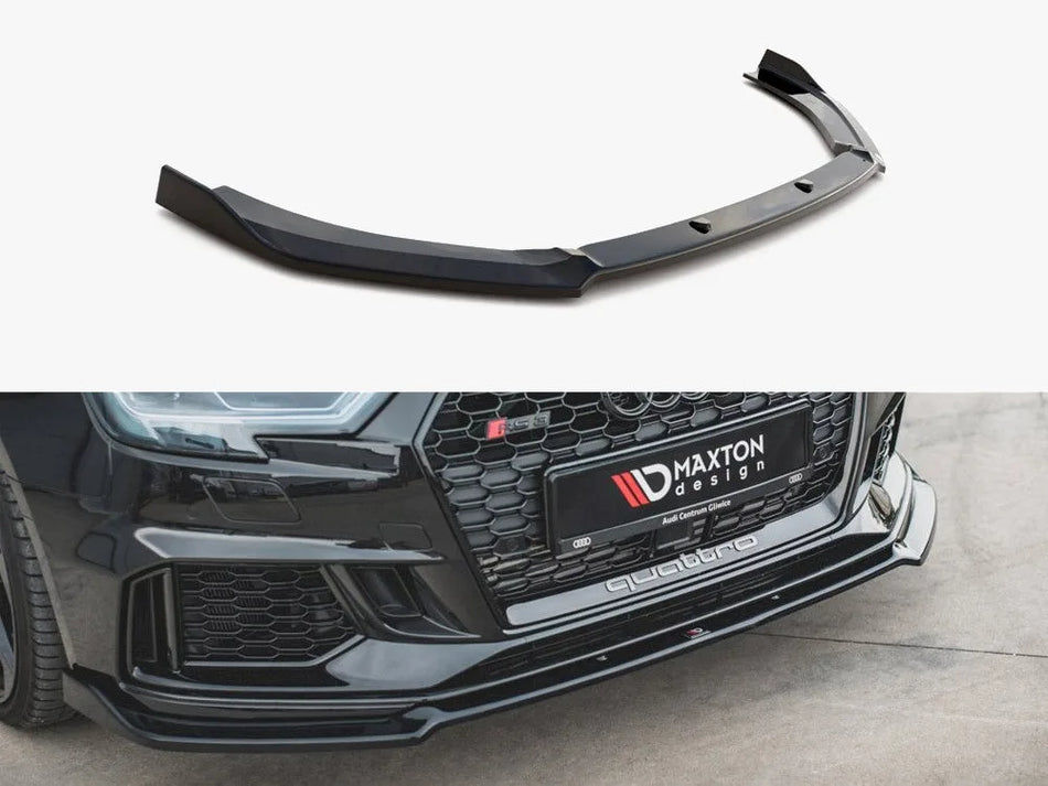Maxton Front Splitter V.3 Audi RS3 Sportback 8V Facelift