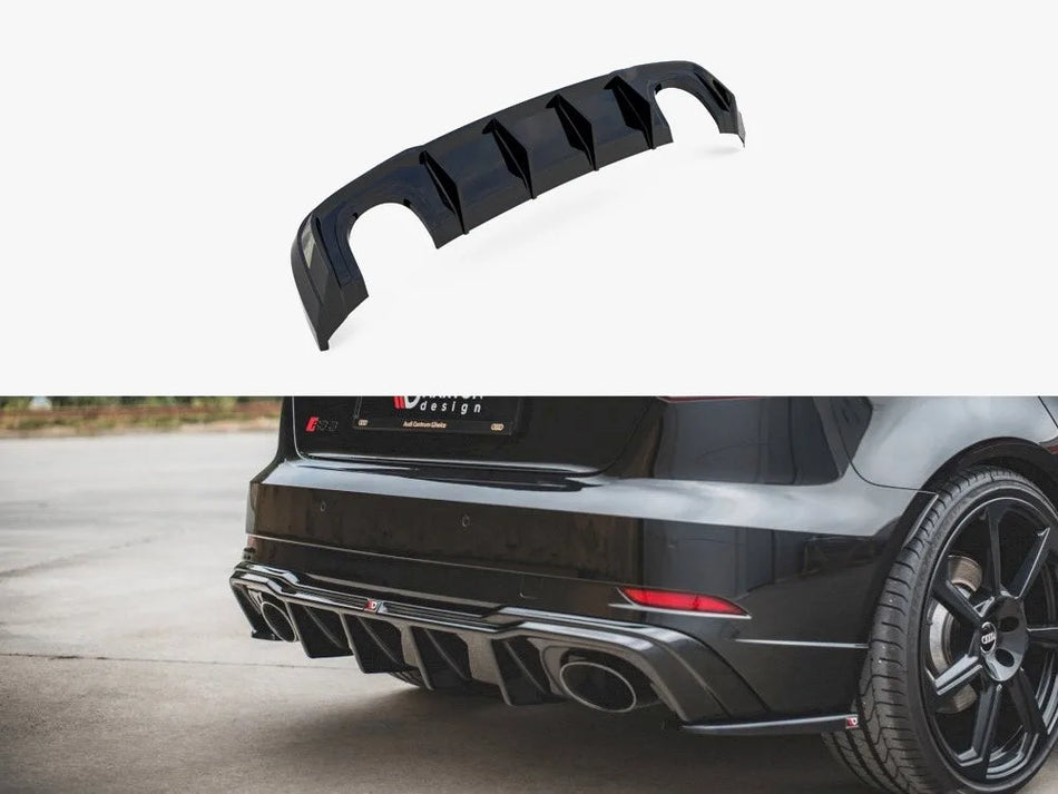 Maxton Rear Valance V.2 Audi RS3 8V Sportback Facelift