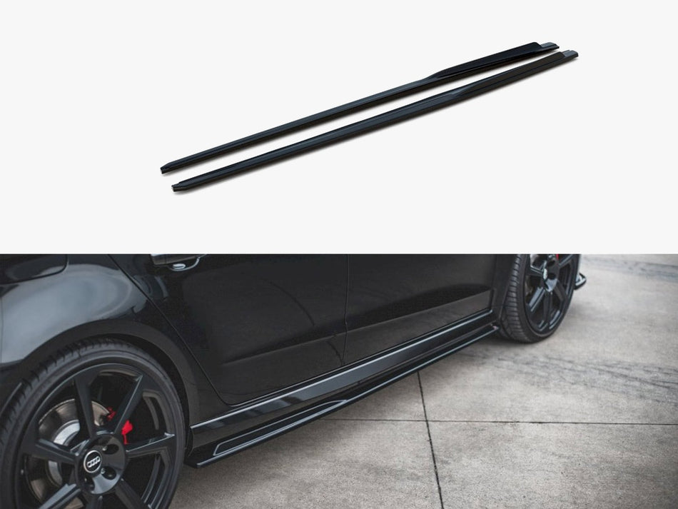 Maxton Side Skirts Diffusers V.2 Audi RS3 8V Sportback Facelift (2017-UP)