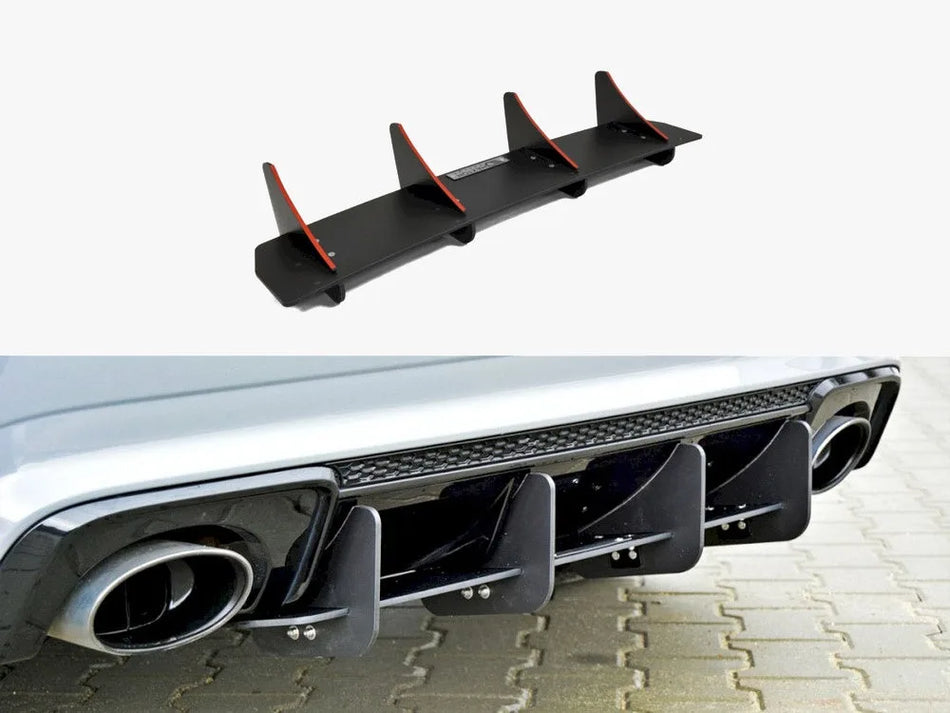 Maxton Rear Diffuser Audi RS3 8VA Sportback Pre-facelift (2015-2016)