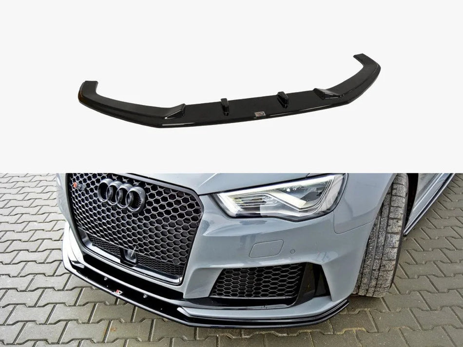 Maxton Front Splitter V.2 Audi RS3 8VA Sportback Pre-facelift (2015-2016)