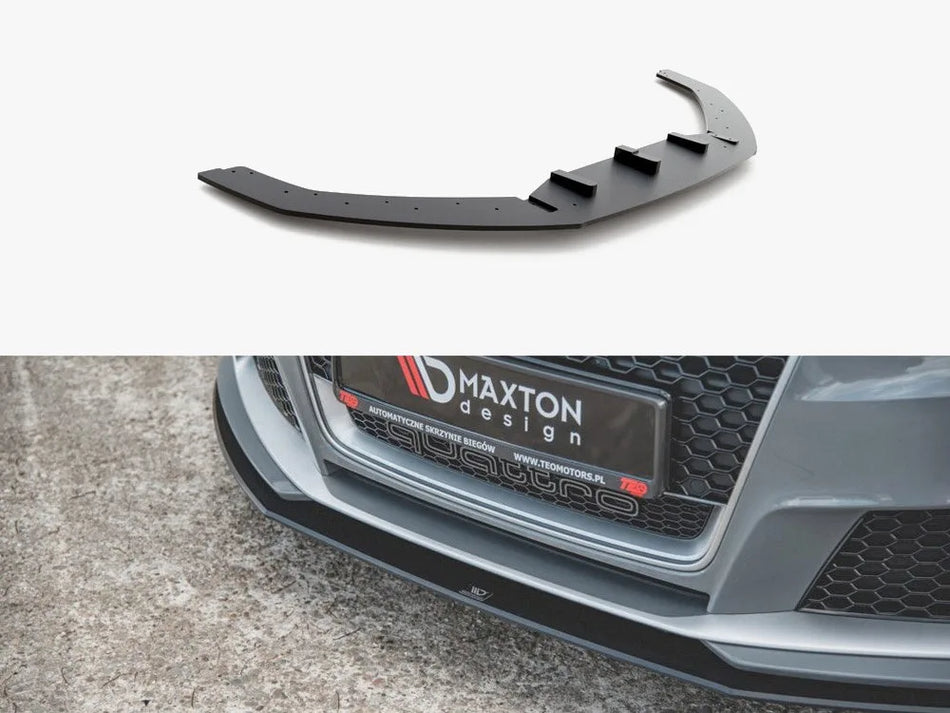Maxton Street PRO Front Splitter Audi RS3 8V Sportback