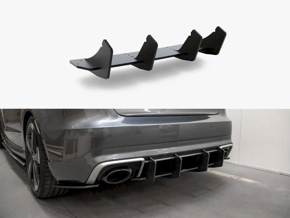 Maxton Street PRO Rear Diffuser V.2 Audi RS3 8V Sportback