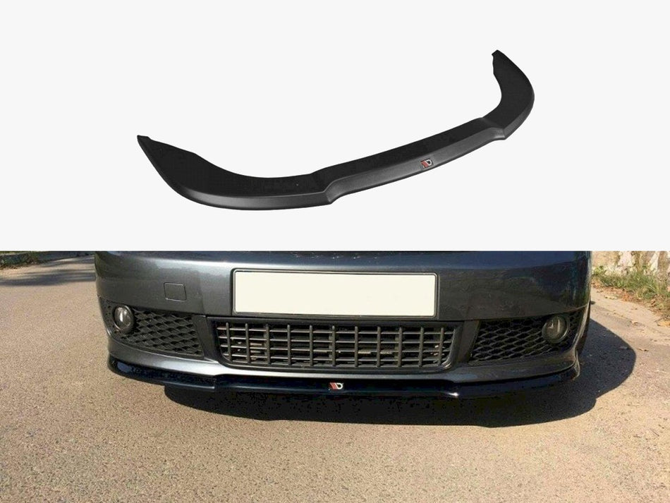 Maxton Front Splitter V.1 Audi A4 S-Line B6 - Carbon Look