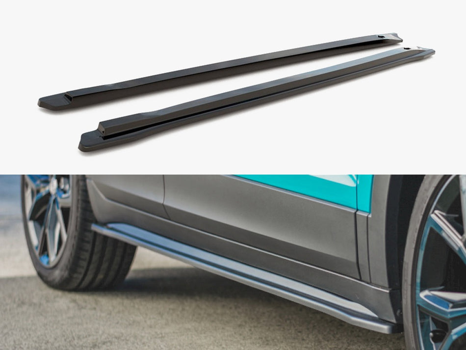 Maxton Side Skirts Diffusers VW T Cross (2018-) - Carbon Look