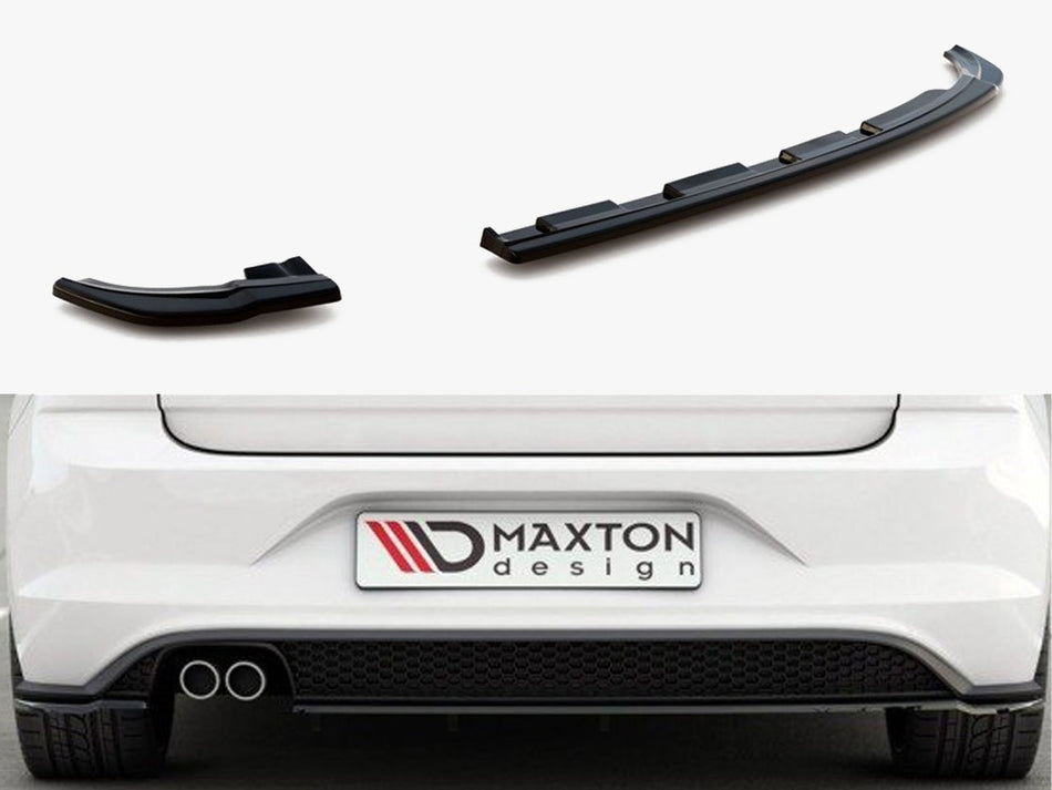 Maxton Rear Side Splitters V.2 Volkswagen Polo GTI / R-Line Mk6 - Textured