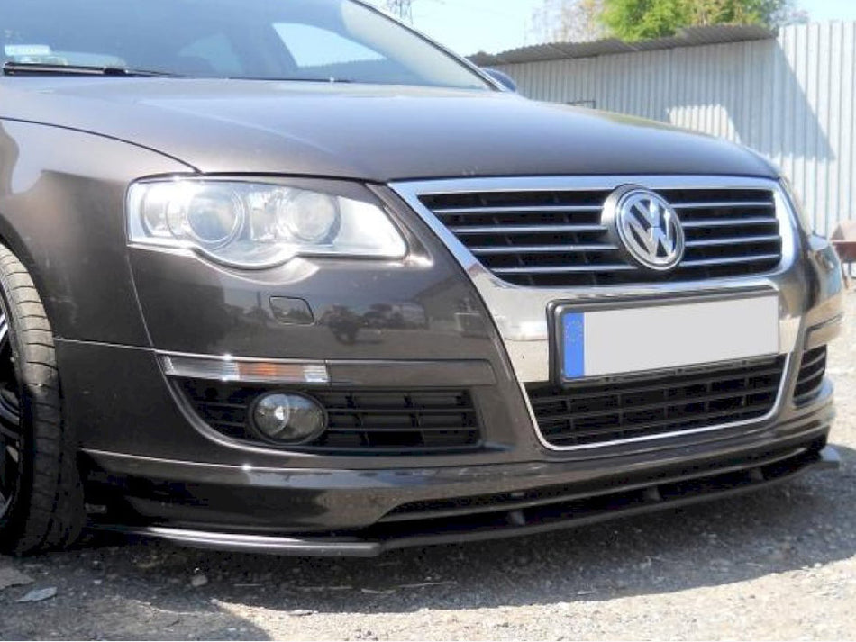Maxton Front Splitter VW Passat B6 Votex - Textured