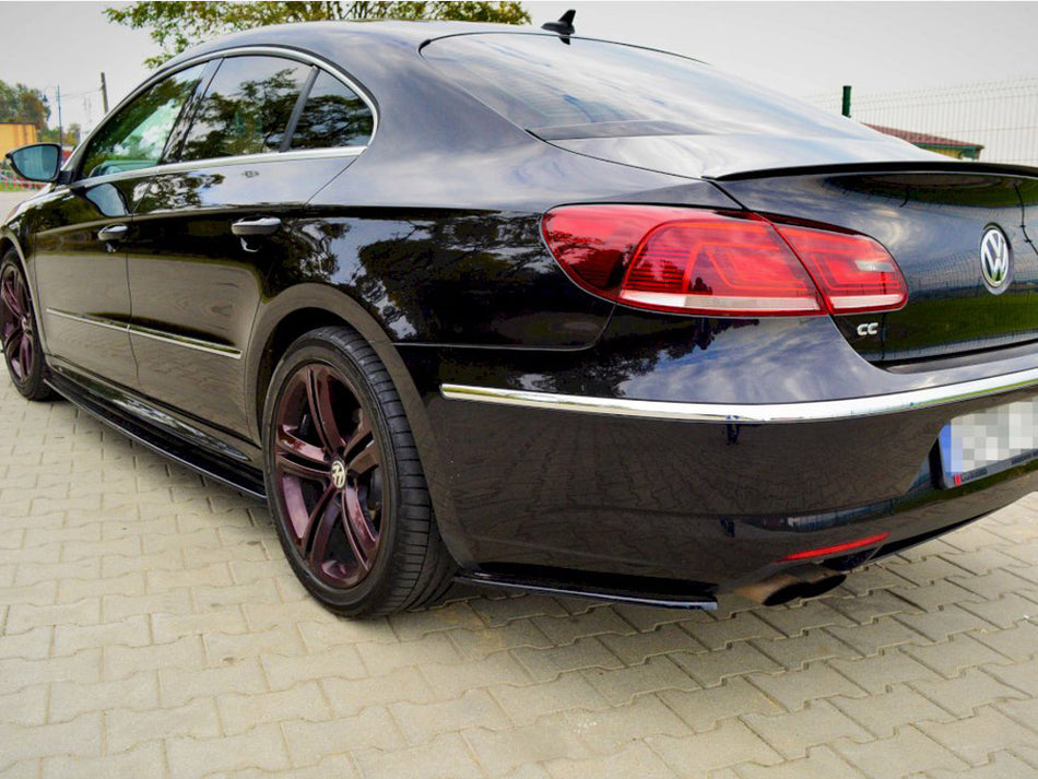 Maxton Rear Side Splitters Volkswagen CC R-Line - Textured