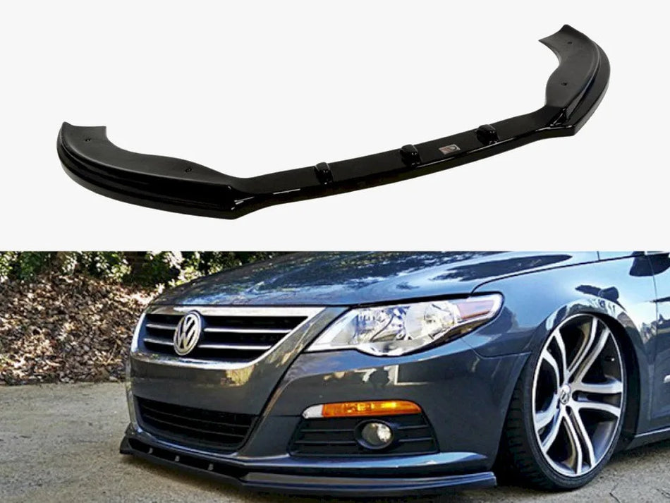 Maxton Front Splitter VW Passat CC Preface Model, Standard Bumper
