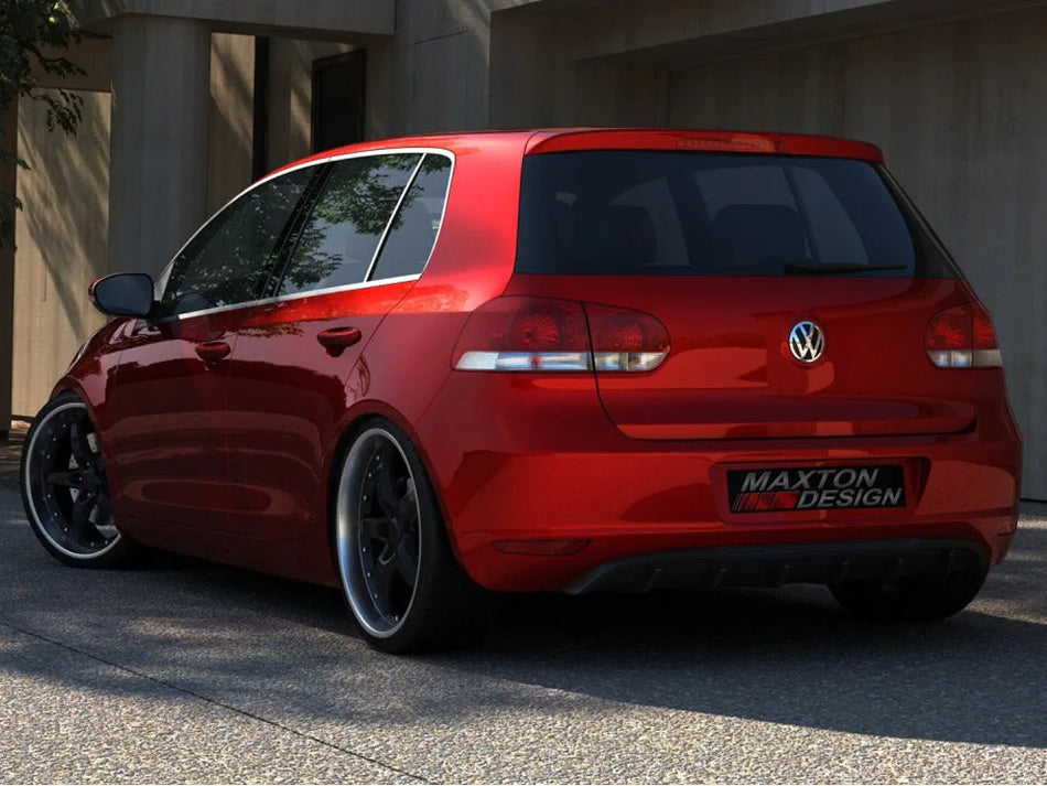 Maxton Rear Valance VW Golf Mk6 NO Exhaust CUT OUT (2008-2012)